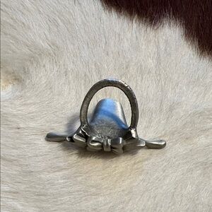 Disney vintage branded pewter Ring with bow